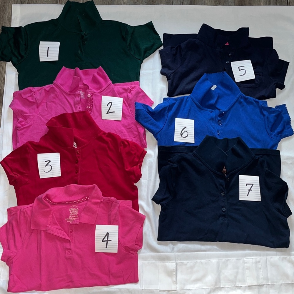 Girls Uniform Shirts
